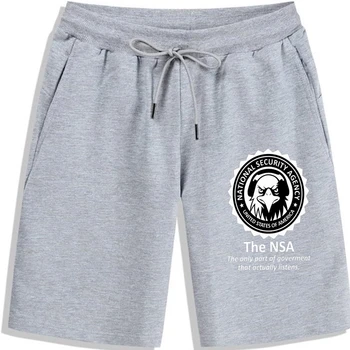НСА|Агенция за национална сигурност|САЩ|Едуард Snowden|Забавни|на готини шорти Безплатна доставка на Мъжки къси панталони, Мъжки стръмни мъжки шорти shorts fo